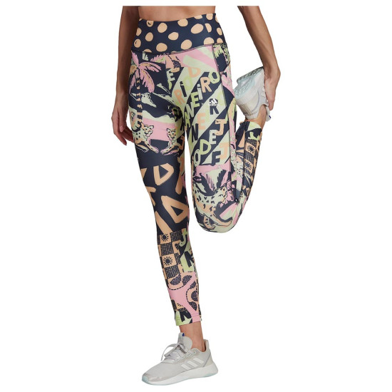 Adidas Γυναικείο κολάν Farm print Feel brilliant Aeroready High-waisted 7/8 Adidas Γυναικείο κολάν Farm print Feel brilliant Aeroready High-waisted 7/8